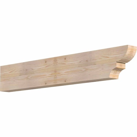 Ekena Millwork Ridgewood Smooth Rafter Tail, Douglas Fir, 3 1/2"W x 8"H x 48"L RFT04X08X48RID00SDF